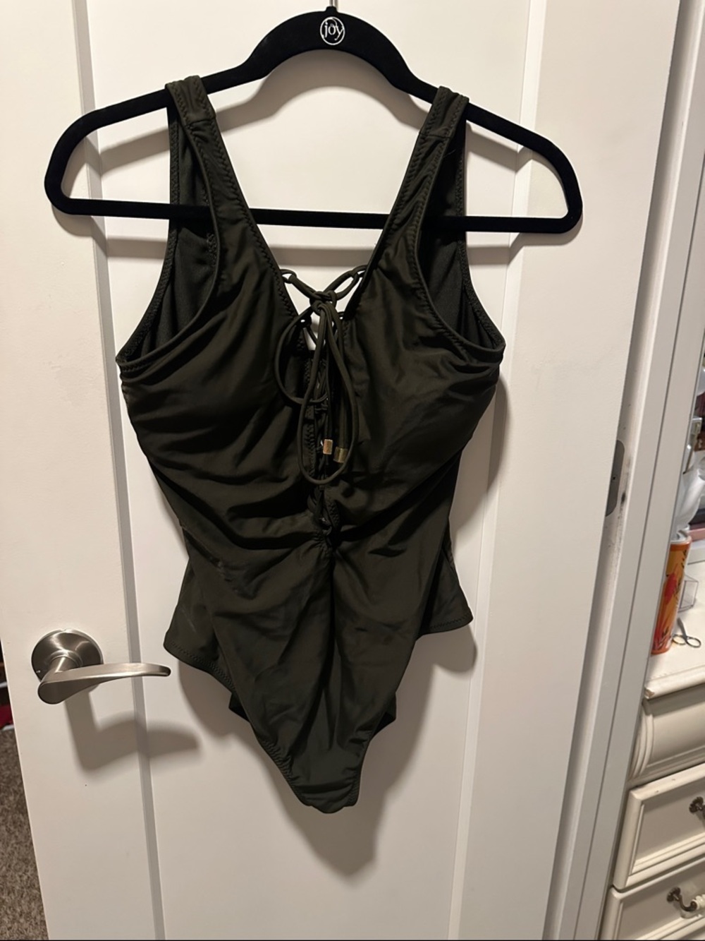 Mossimo One-Piece Swimsuit with adjustable tie front